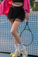 Load image into Gallery viewer, Mesh It Up Tennis Skirt (Black)
