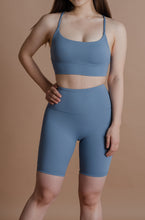 Load image into Gallery viewer, May Biker Shorts (Powder Blue)
