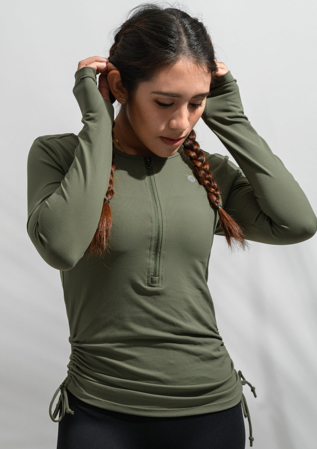 Sophia Top (Olive Green)