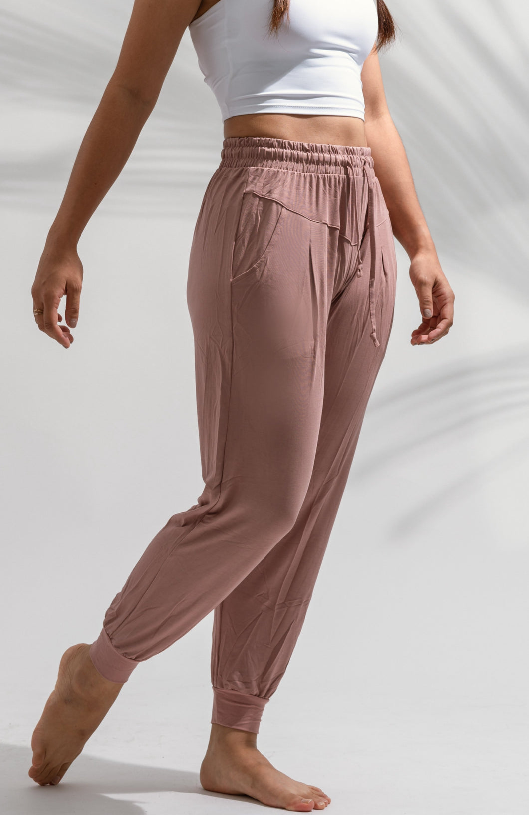 Hannah Loose Pants (Pink)