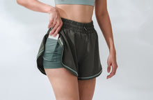 Load image into Gallery viewer, Dash Running Shorts (Dark Mint Chocolate)
