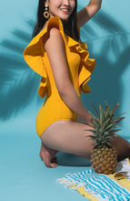 Load image into Gallery viewer, Sunny Swimsuit in Golden Yellow
