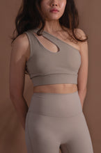 Load image into Gallery viewer, Aura One-Shoulder Bra (Almond Latte)
