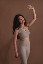 Load image into Gallery viewer, Aura One-Shoulder Bra (Almond Latte)
