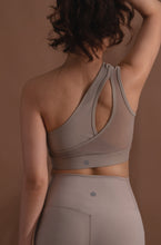 Load image into Gallery viewer, Aura One-Shoulder Bra (Almond Latte)
